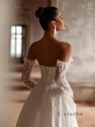 Весільна сукня зі шлейфом та знімними рукавами "Verona"