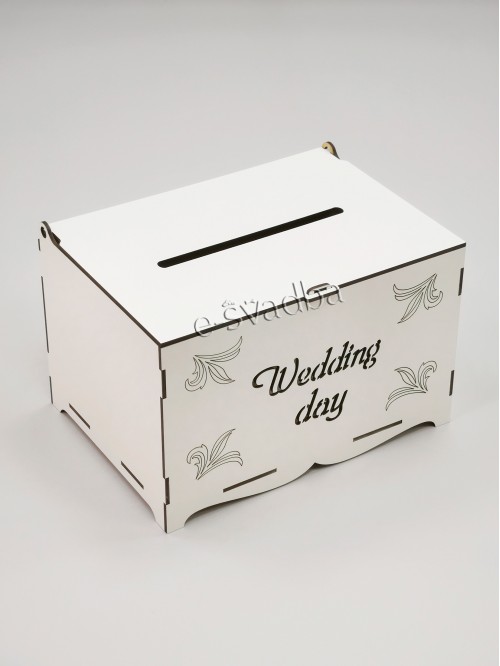 Скриня з різбленим малюнком «Wedding day» 09 Скриня з різбленим малюнком «Wedding day» 09