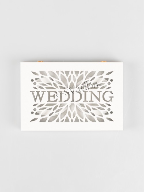Весільна шкатулка для обручок «Wedding» 03 Весільна шкатулка для обручок «Wedding» 03