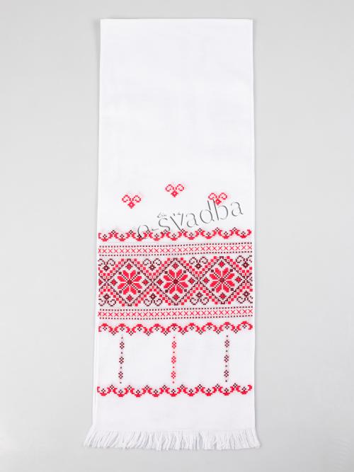 Вишитий хрестиком рушник під ноги (194 x 34)