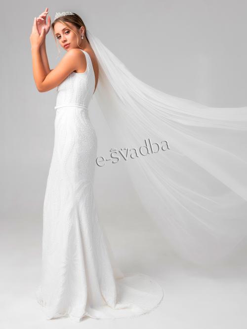 Довга фата Pronovias, два яруси