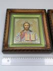 Ікони вінчальна пара фігурна дерев’яна рамка 055