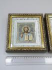Вінчальні ікони прямі з золотим оздобленням 056