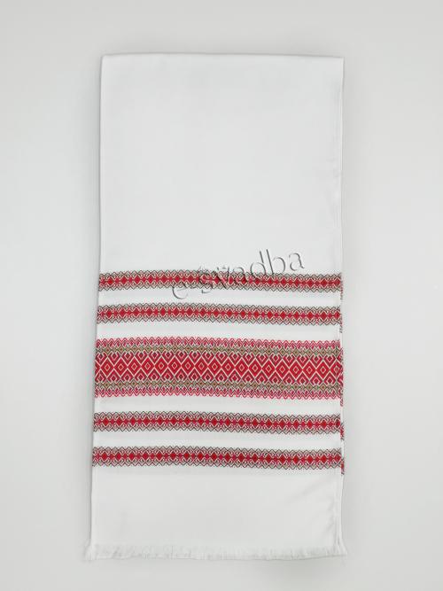 Рушник тканий «Оранта» бежевий (140 х 34)